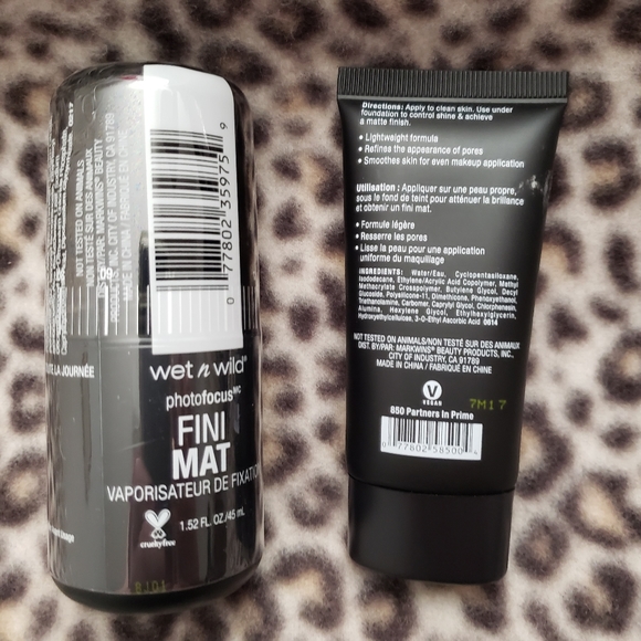 Wet n Wild PhotoFocus Matte Finish Setting Spray and Matte Face Primer, Set of 2 - Picture 3 of 7